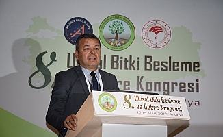 8’inci Ulusal Bitki Besleme ve Gübre Kongresi Antalya'da başladı