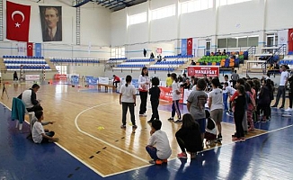 Manavgat'ta sportif yetenekli öğrencilere test