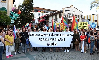 Trans birey cinayeti protesto edildi