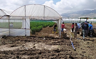 Korkuteli'de hasar tespiti sürüyor