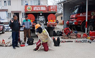 Korkuteli'de orman yangınlarına hazırlık