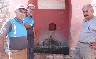 133 yıllık çeşmenin suyu yeniden aktı