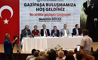 Başkan Böcek Gazipaşa'yı ziyaret etti