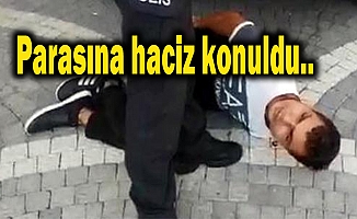 Banka veznesinden 10 bin TL alıp kaçmaya çalıştı