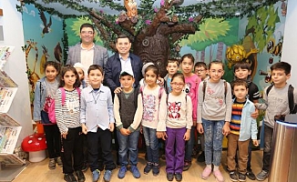 Kızılkayalı çocuklar Anadolu Oyuncak Müzesi'nde