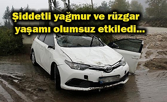 OTOMOBİL SUYA KAPILDI