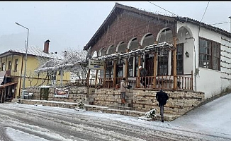 Antalya'da kar manzaraları