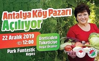 Antalya Köy Pazarı açılıyor