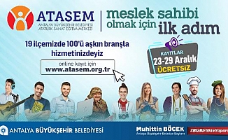 ATASEM'de ikinci dönem kayıtları başladı