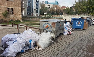 Balbey'de çöp isyanı