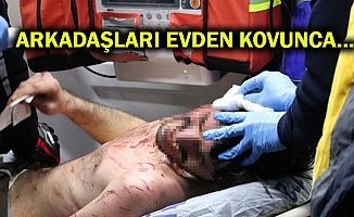 Kapıyı kilitleyip kendine zarar verdi