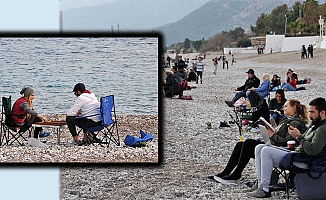 Antalya'da sahiller doldu