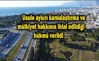 AYM'den 61 yıllık Antalya kararı