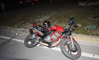 Kaza yapan motosiklette uyuşturucu ele geçirildi