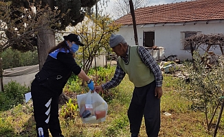 Kumlucada 65 yaş üstü vatandaşların ihtiyaçları giderildi