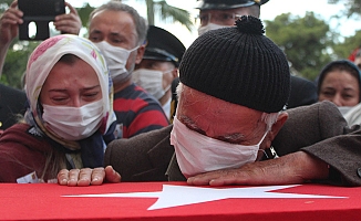 Antalya şehidini uğurladı!