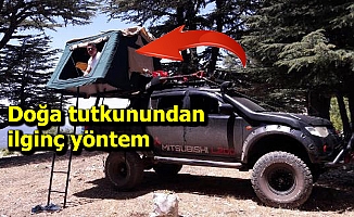 Araç üstünde çadırlı tatil!