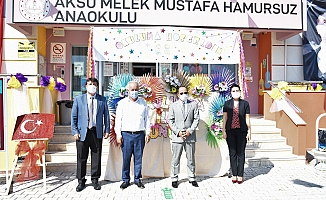  Aksu'da ilk ders zili minikler için çaldı