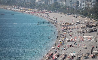 Antalya'da sıcaklık 40 derece