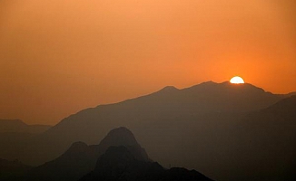 Antalya'da gün batımı güzelliği