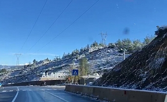 Alanya’nın kırsalı beyaza büründü