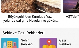 Büyükşehir’in mobil uygulaması yayında 