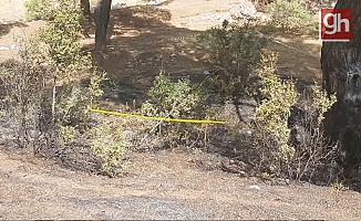 Darbedip silahla vurmuş, boğduktan sonra cesedin yanması için ormanı yakmış