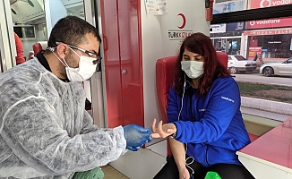 Kumluca'da 2 hafta süreli kan bağışı 