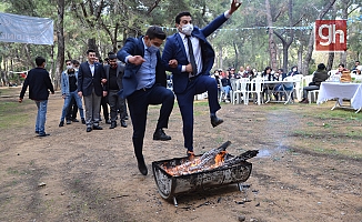 Aksu Ülkü Ocakları nevruz ateşi yaktı