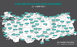 Antalya vaka sayısında kırmızı bölgeye dayandı