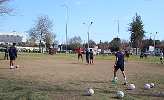 Pandemide park, antrenman sahaları oldu