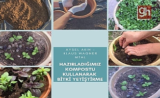 Öğrenciler çöpten gübre üretti!