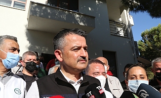 Bakan Pakdemirli: “Manavgat'taki yangında 4 mahalle tahliye edildi”