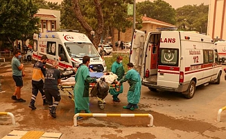 Manavgat Devlet Hastanesindeki 10 entübe hasta tedbir amaçlı sevk edildi!