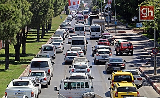 Antalya araç sayısında 4'üncü