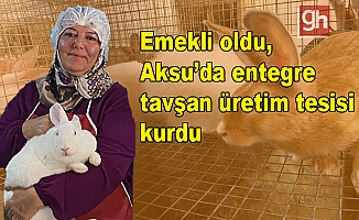 “Hedefimiz yıllık 4-5 ton tavşan eti üretmek”