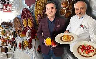 Kaliforniya biberinden baklava Türk mutfağında