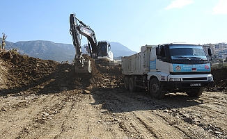 Alanya Mahmutlar’da imar yolu çalışmaları hızlandı