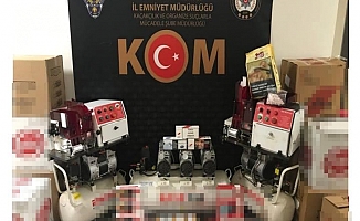  Antalya’da içi tütün dolu 33 bin makaron ele geçirildi