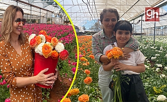  Çiçek bahçesini halka açtı Rus ve Ukraynalı vatandaşların akınına uğradı