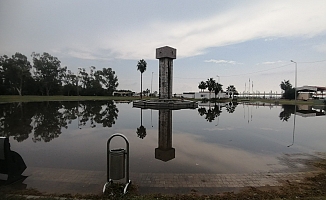 Manavgat'ta sağanak yağmur ve dolu etkili oldu