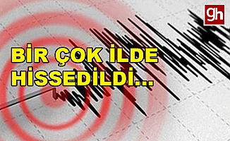 Akdeniz'de deprem!