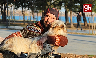 Kayıp keçisine kavuşunca büyük mutluluk yaşadı