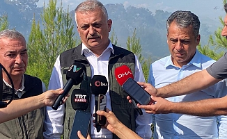 Antalya Valisi Ersin Yazıcı'dan yangına ilişkin açıklama