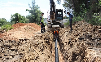 ASAT’tan Manavgat’ta kanalizasyon çalışması