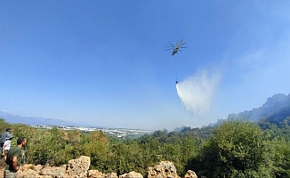 Aksu'da 3 hektar alan zarar gördü