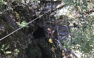  50 metrelik mağarada Murat 124 buldu