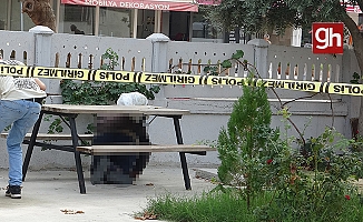 Oturduğu bankta son nefesini verdi