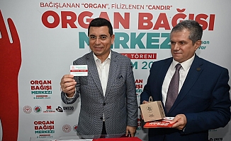 Organ Bağış Merkezinin ilk bağışçısı Başkan Tütüncü oldu