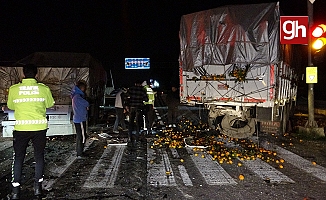 Kara yolu mandalina bahçesine dündü